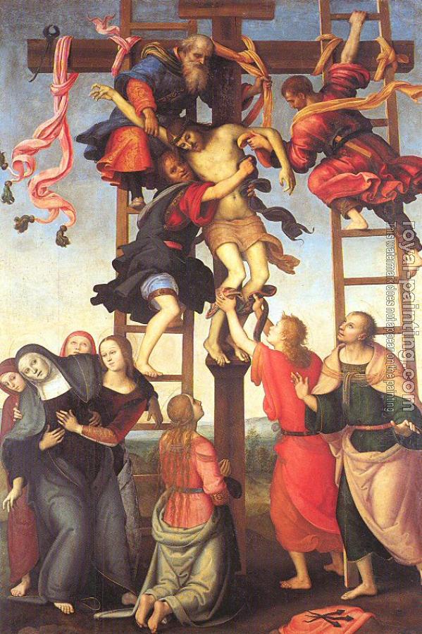 Pietro Perugino : The Deposition from the Cross
